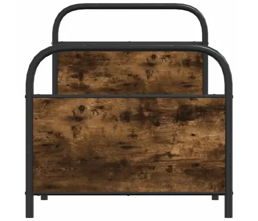 Lovos Rėmas Be Čiužinio, 75X190 cm Dūminis, Apdirbta Mediena