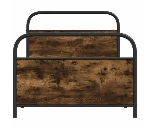 Gulta Bez Matrača, Ozolkoka, 90X190 Cm, Inženierijas Koks Vidaxl