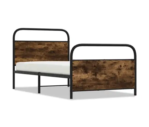 Voodiraam Ilma Madratsita, Suitsutatud Tamm, 90X200 Cm