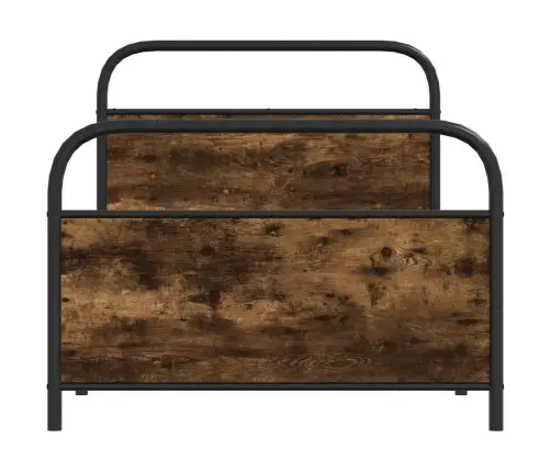 Gulta Bez Matrača, Ozolkoka, 100X200 Cm, Inženierijas Koks Vidaxl