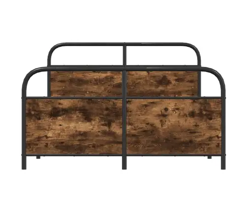 Gulta Bez Matrača, Ozolkoka, 120X190 Cm, Inženierijas Koks Vidaxl