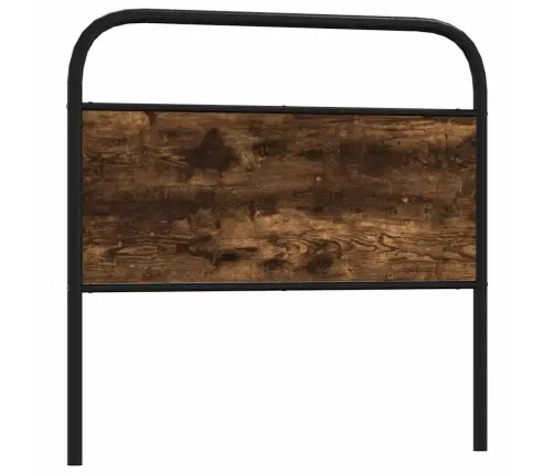 Galvgalis, Ozolkoka Krāsa, 90 Cm, Tērauds Un Inženierijas Koks Vidaxl