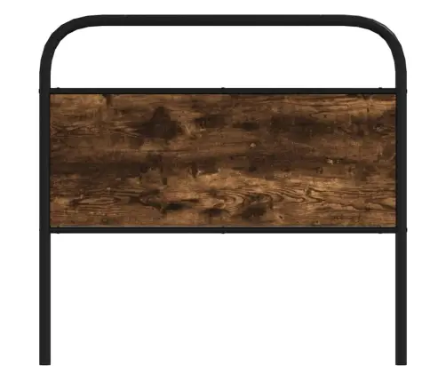 Galvgalis, Ozolkoka Krāsa, 90 Cm, Tērauds Un Inženierijas Koks Vidaxl