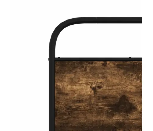 Galvgalis, Ozolkoka Krāsa, 90 Cm, Tērauds Un Inženierijas Koks Vidaxl