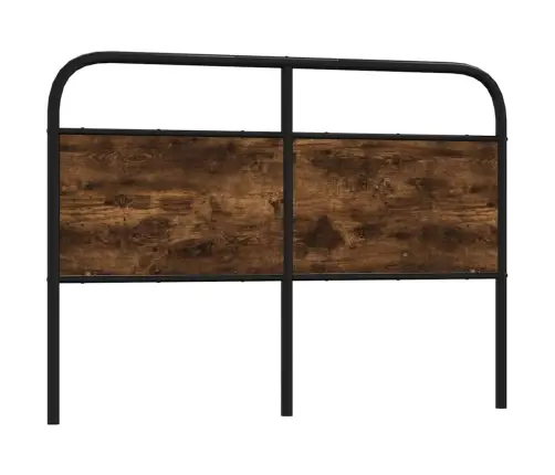 Galvgalis, Ozolkoka Krāsa, 120 Cm, Tērauds Un Inženierijas Koks Vidaxl