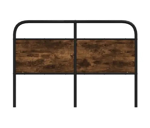 Galvgalis, Ozolkoka Krāsa, 120 Cm, Tērauds Un Inženierijas Koks Vidaxl