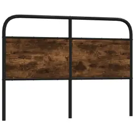 Galvgalis, Ozolkoka Krāsa, 140 Cm, Tērauds Un Inženierijas Koks Vidaxl