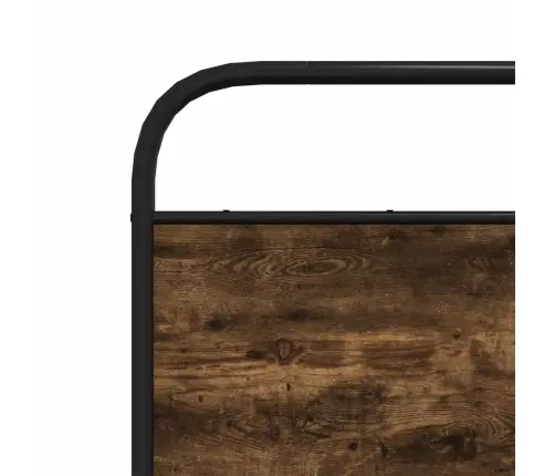 Galvgalis, Ozolkoka Krāsa, 140 Cm, Tērauds Un Inženierijas Koks Vidaxl