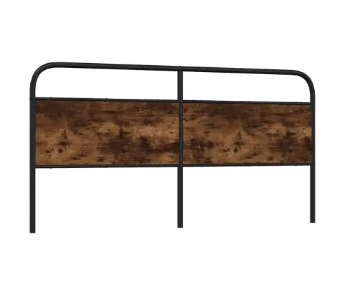 Galvgalis, Ozolkoka Krāsa, 180 Cm, Tērauds Un Inženierijas Koks Vidaxl