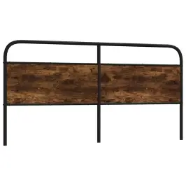 Galvgalis, Ozolkoka Krāsa, 190 Cm, Tērauds Un Inženierijas Koks Vidaxl