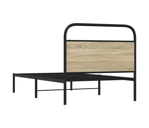 Lovos Rėmas Be Čiužinio, Sonoma, 100X190cm Apdirbta Mediena