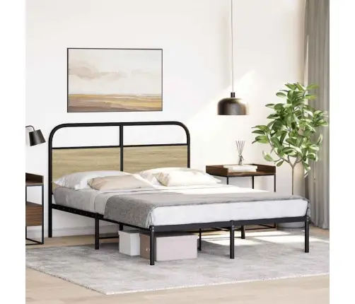 Voodiraam Ilma Madratsita, Sonoma Tamm, 120X200 Cm