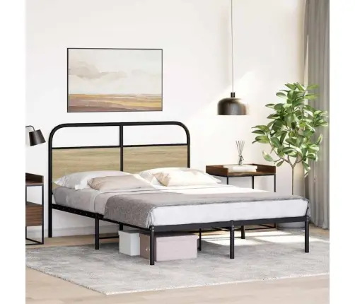 Voodiraam Ilma Madratsita, Sonoma Tamm, 135X190 Cm