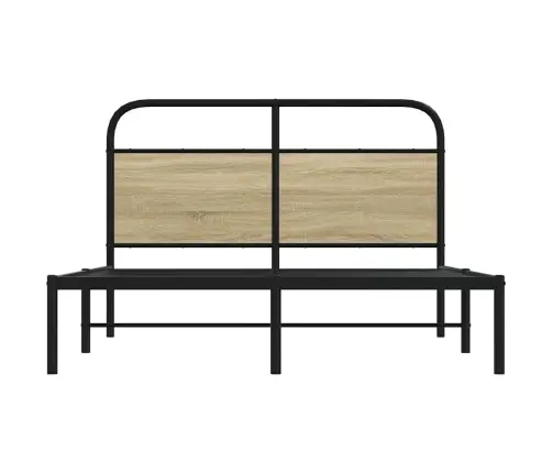 Gulta Bez Matrača, Ozolkoka, 140X200 Cm, Inženierijas Koks Vidaxl