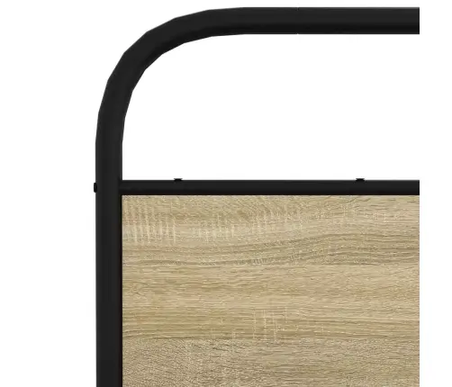 Gulta Bez Matrača, Ozolkoka, 140X200 Cm, Inženierijas Koks Vidaxl