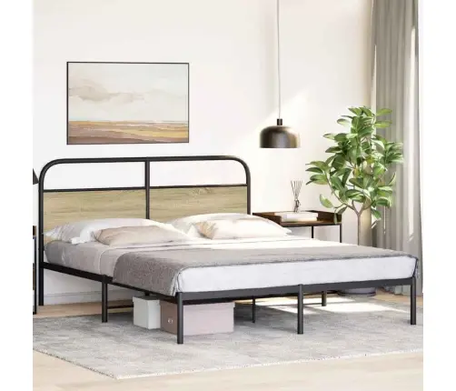 Voodiraam Ilma Madratsita, Sonoma Tamm, 150X200 Cm