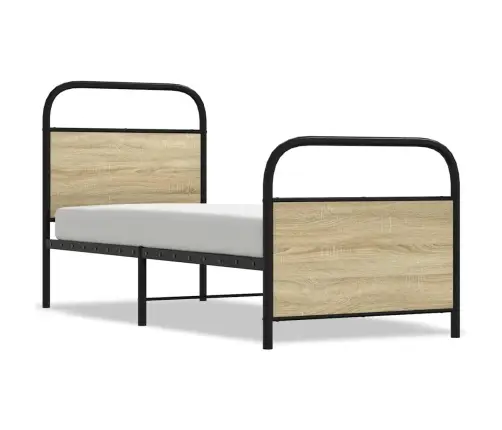 Gulta Bez Matrača, Ozolkoka, 80X200 Cm, Inženierijas Koks Vidaxl