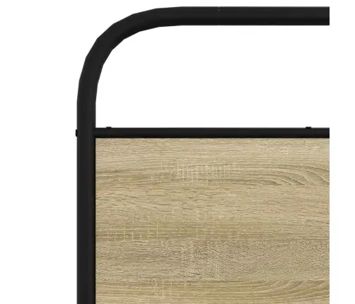 Gulta Bez Matrača, Ozolkoka, 80X200 Cm, Inženierijas Koks Vidaxl