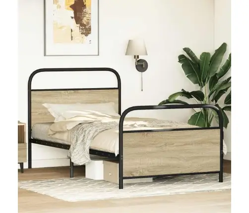 Voodiraam Ilma Madratsita, Sonoma Tamm, 107X203 Cm