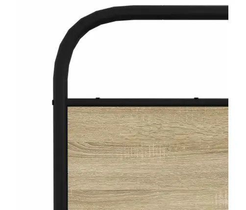 Lovos Rėmas Be Čiužinio, Sonoma, 120X200cm Apdirbta Mediena