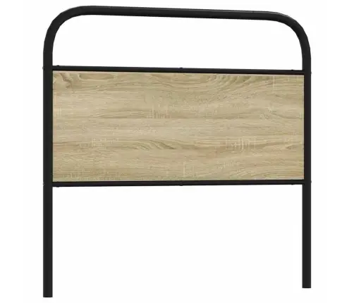 Galvgalis, Ozolkoka Krāsa, 90 Cm, Tērauds Un Inženierijas Koks Vidaxl