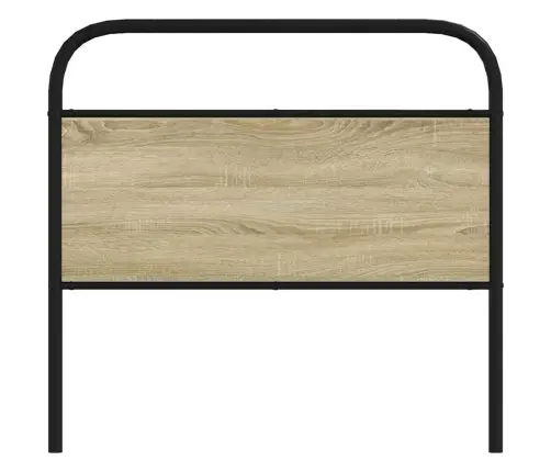 Galvgalis, Ozolkoka Krāsa, 100 Cm, Tērauds Un Inženierijas Koks Vidaxl