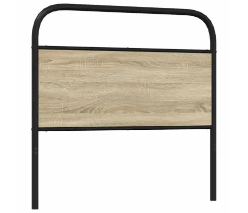 Galvgalis, Ozolkoka Krāsa, 100 Cm, Tērauds Un Inženierijas Koks Vidaxl