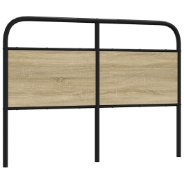 Galvgalis, Ozolkoka Krāsa, 120 Cm, Tērauds Un Inženierijas Koks Vidaxl