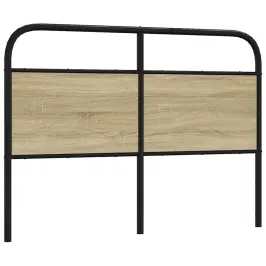 Galvgalis, Ozolkoka Krāsa, 120 Cm, Tērauds Un Inženierijas Koks Vidaxl