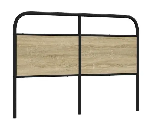 Galvgalis, Ozolkoka Krāsa, 120 Cm, Tērauds Un Inženierijas Koks Vidaxl