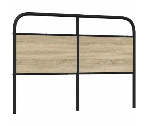 Voodipeats, Sonoma Tamm, 135 cm Teras Ja Tehispuit