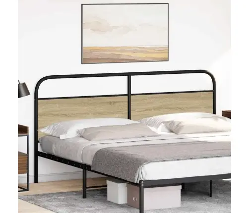 Voodipeats, Sonoma Tamm, 190 cm Teras Ja Tehispuit