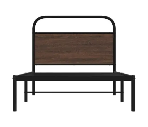 Voodiraam Ilma Madratsita, Pruun Tamm, 100X190 Cm