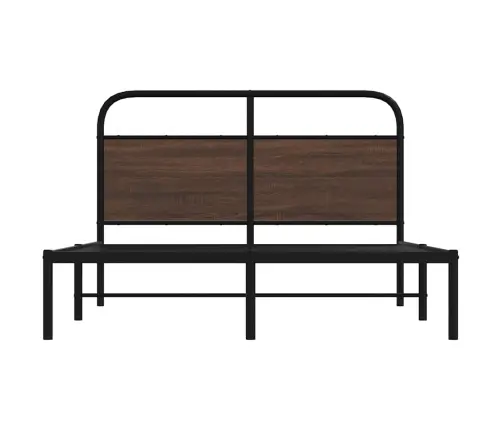 Gulta Bez Matrača, Brūna Ozola, 140X190 Cm, Inženierijas Koks Vidaxl