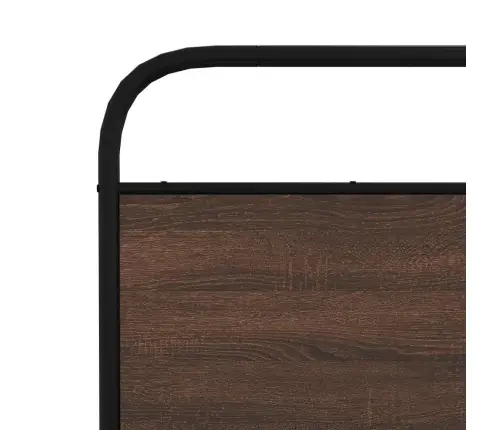 Gulta Bez Matrača, Brūna Ozola, 150X200 Cm, Inženierijas Koks Vidaxl