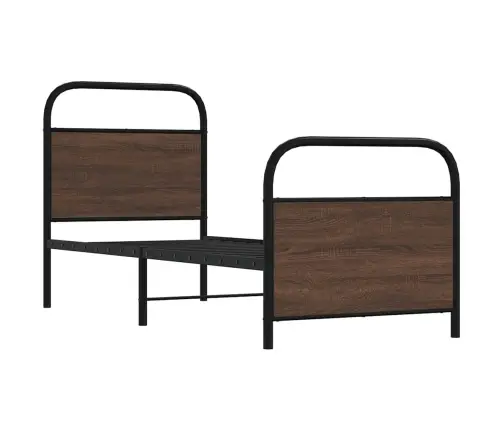 Voodiraam Ilma Madratsita, Pruun Tamm, 80X200 Cm