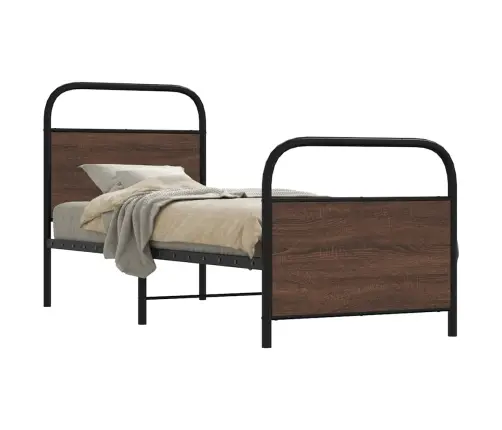 Voodiraam Ilma Madratsita, Pruun Tamm, 80X200 Cm