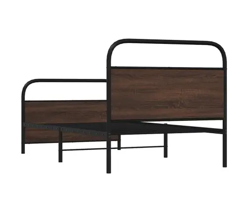 Voodiraam Ilma Madratsita, Pruun Tamm, 100X190 Cm