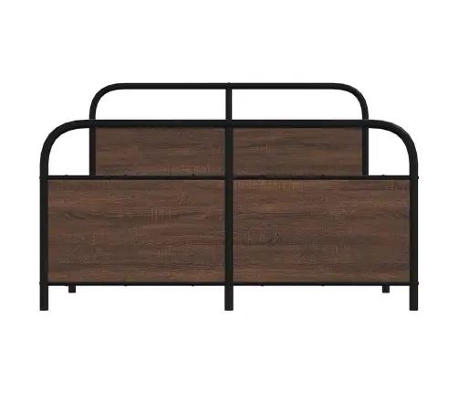 Gulta Bez Matrača, Brūna Ozola, 120X190 Cm, Inženierijas Koks Vidaxl