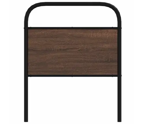 Galvūgalis, Ruda Ąžuolo, 75cm Apdirbta Mediena Ir Plienas