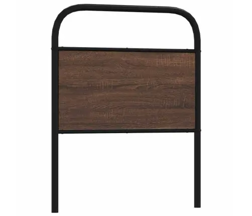 Galvgalis, Brūna Ozola, 80 Cm, Tērauds Un Koks Vidaxl