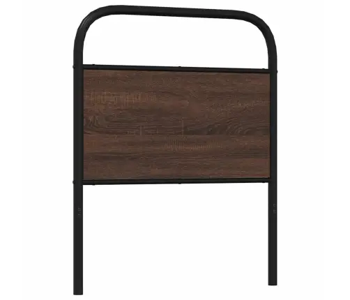 Galvgalis, Brūna Ozola, 80 Cm, Tērauds Un Koks Vidaxl