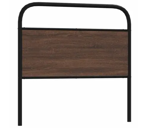 Galvgalis, Brūna Ozola, 90 Cm, Tērauds Un Koks Vidaxl