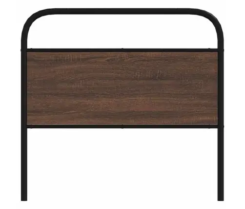 Galvgalis, Brūna Ozola, 90 Cm, Tērauds Un Koks Vidaxl