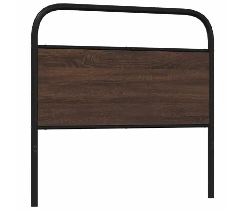 Galvgalis, Brūna Ozola, 90 Cm, Tērauds Un Koks Vidaxl