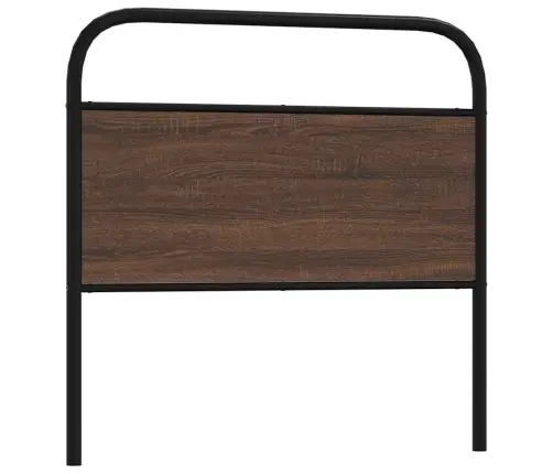 Galvgalis, Brūna Ozola, 100 Cm, Tērauds Un Koks Vidaxl