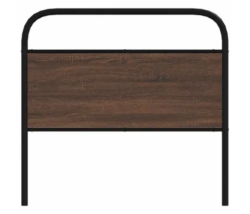 Galvgalis, Brūna Ozola, 100 Cm, Tērauds Un Koks Vidaxl