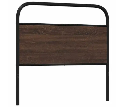 Galvgalis, Brūna Ozola, 100 Cm, Tērauds Un Koks Vidaxl