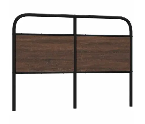 Galvgalis, Brūna Ozola, 135 Cm, Tērauds Un Koks Vidaxl