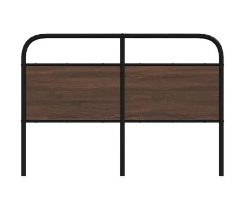 Galvgalis, Brūna Ozola, 135 Cm, Tērauds Un Koks Vidaxl